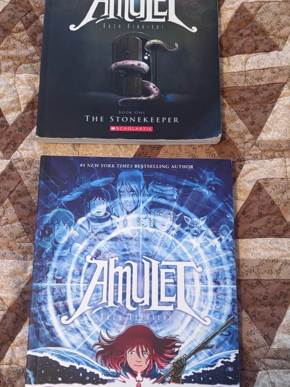 Scholastic Amulet Book One Graphic Novel – Blue Cover Art